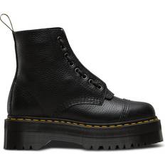 Laced - Women Ankle Boots Dr. Martens Sinclair Milled Nappa - Black Milled Nappa