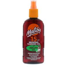 Malibu Bronzing Tanning Oil with Argan SPF15 200ml