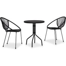 Stackable Bistro Sets vidaXL 48567 Bistro Set, 1 Table incl. 2 Chairs