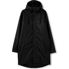 Tretorn Wings Monochrome Padded Rain Jacket Unisex - Jet Black