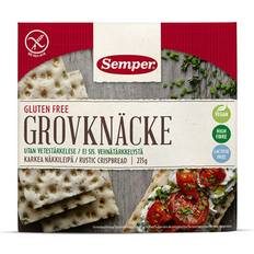 Parhaiten_arvioitu Snacksit ja Näkkileivät Semper Crispbread with Fibre Gluten-Free 215 g