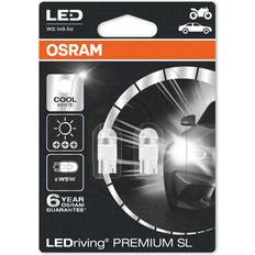 W2.1x9.5d Osram Premium W5W LED Lamp 0.80W W2.1x9.5d 2-pack