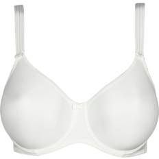 Satin Seamless Non Padded Bra - Natural