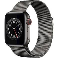 Apple Watch Series 6 Cellular 40mm Stainless Steel Case with Milanese Loop