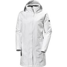 Bianco - Donna Giubbotti Impermeabili Helly Hansen W Aden Long Coat - White