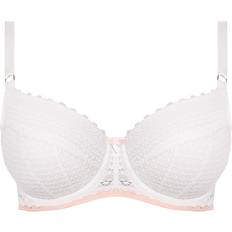 Freya Daisy Lace Padded Half Cup Bra - White