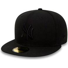 New Era Black On Black Black On Black, Male, Kleding, Hoeden en petten, 5/8