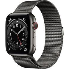 Apple Watch Series 6 Cellular 44mm Stainless Steel Case with Milanese Loop  • Price »