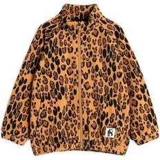 Mini rodini leopard Barnkläder Mini Rodini Leopard Fleece Jacket - Beige (2071010213)