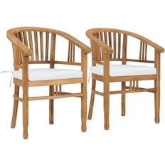 vidaXL 49430 2-pack Silla de jardín para comedor