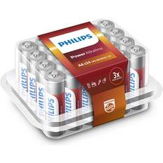 Philips Alkaliparisto Akut ja Laturit Philips Powerlife AA-paristot 24 kpl