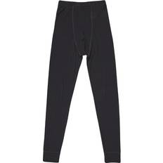 Long Wool Underpants Men - Black