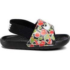 18½ Tøfler Børnesko Nike Kawa SE Picnic TD - Black/Track Red/Pear/White