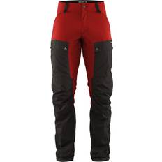 Herre - Røde Bukser Fjällräven Keb Trousers Regular - Stone Grey/Lava