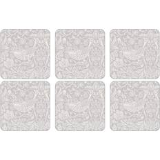 Pimpernel Pure Morris Strawberry Thief Coaster 6pcs