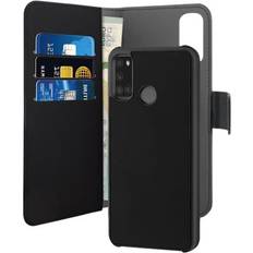 Puro Covers med kortholder Puro 2-in-1 Detachable Wallet Case for Galaxy A21s