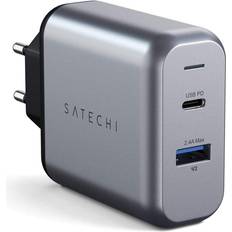 Satechi Opladers Batterijen en Opladers Satechi dual oplader USB-C en USB-A (30W)