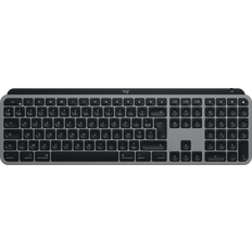 Bluetooth - Claviers Standard Logitech MX Keys Pour Mac Clavier Bluetooth 2.4 GHz QWERTY Pan Nordic Gris Sidéral