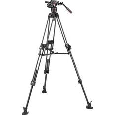 Treppiedi per fotocamera Manfrotto Nitrotech Serie 608 e Treppiede 645 Fast doppio tubo Carbon