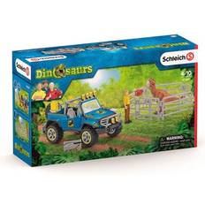 Animals Play Set Schleich Off Road Vehicle with Dino Outpost 41464