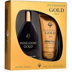 Hombre Cajas de regalo Poseidon Gold Gift Set EdT 150ml + After Shave 50ml