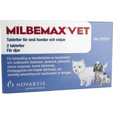 Milbemax hundar Novartis Milbemax Vet For Small Dogs and Puppies 2 Tablets