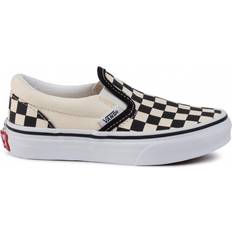 Children's Shoes Vans Kid's Classic Slip-On - Checkerboard Black/True White