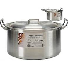 Aluminium Andere Potjes BigBuy Aluminium with lid 15 L 34 cm