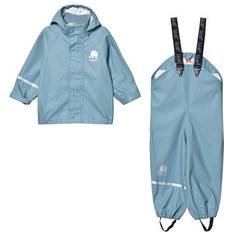 9-12M Rain Sets Children's Clothing CeLaVi Basic Rain Set - Smoke Blue (1145-969)