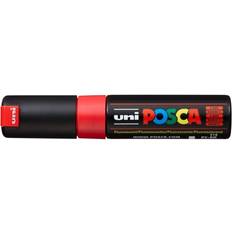 Uni Posca PC-8K Broad Bullet Fluorescent Red