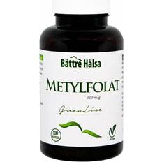 Bättre hälsa Metylfolat 100 stk