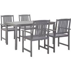 Oui Ensembles repas de patio vidaXL 45940 Ensemble repas de patio, 1 Table incluse 4 Chaises