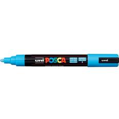 A base de agua Artes y Manualidades Uni Posca PC-5M Medium Bullet Light Blue