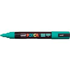 A base de agua Artes y Manualidades Uni Posca PC-5M Medium Bullet Emerald Green