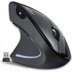 Perixx Perimice-713L Mouse USB Ottico Nero 5 Tasti 2000 dpi