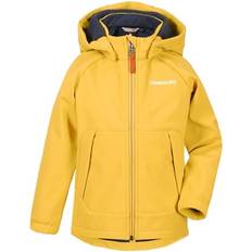 Didriksons Poggin Kid's Softshell Jacket - Mellow Yellow (503543-425)