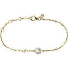 ByBiehl Coco Bracelet - Gold/Transparent/Pearl