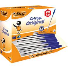 Penne a sfera Bic Cristal Original Ballpoint Pen Medium Blue 100-pack