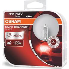 Piezas de vehículo Osram 64211NBS-HCB Night Breaker Silver 2 Lámparas