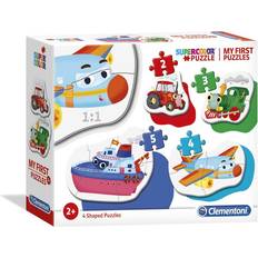 Clementoni Klassiska pussel Clementoni Supercolour My First Puzzle Means of Transport 14 Bitar