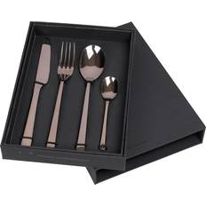 Kupfer Bestecksets Broste Copenhagen Hune Titanium Espresso Besteckset 4Stk.