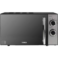 Black - Small size Microwave Ovens Tower T24015S Black, Grey