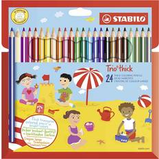 Matite Colorate Stabilo Trio Thick Colouring Pencil 24-pack