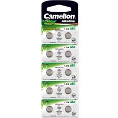 Camelion Pack de 10 piles Alcaline AG4 0% Mercury/Hg (AG4-BP10(0%Hg)