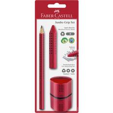 Faber-Castell Jumbo Pencil Set Red