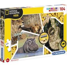 Clementoni Supercolor National Geographic Kids Wildlife Adventure 104 Pieces