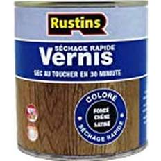 Rustins Quick Dry Coloured Varnish Wood Protection Dark Oak 0.25L