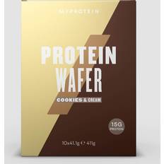 Myprotein Protein Wafers Cookies & Cream 10x40g 10 stk