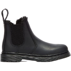 Textile Boots Children's Shoes Dr. Martens Junior 2976 Leonore Mono Boots - Black Republic Wp