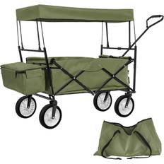 tectake Garden Trolley with Roof